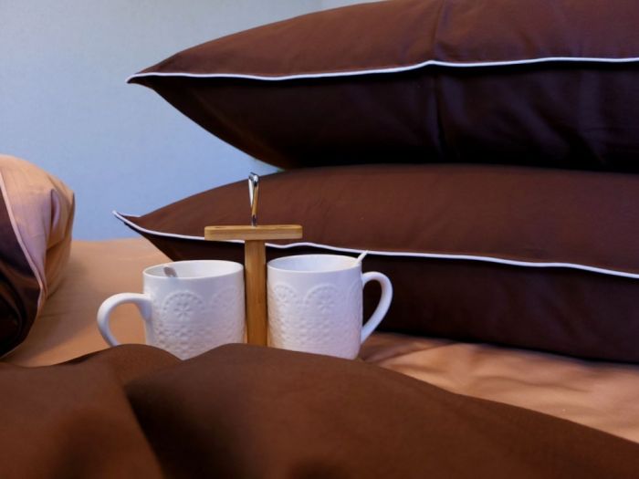 Сатин однотонний №154+№165, з кантом (Полуторний)