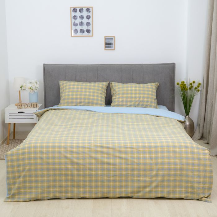 Комплект постільної білизни Viluta Сімейний Варена бавовна Wash Printed 02