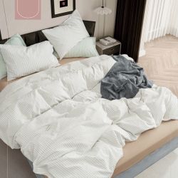 Комплект постільної білизни Viluta Сімейний Варена бавовна Wash Printed 03