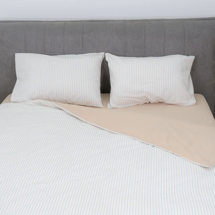 Комплект постільної білизни Viluta Сімейний Варена бавовна Wash Printed 03