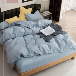 Комплект постільної білизни Viluta Євро Варена бавовна Wash Printed 05