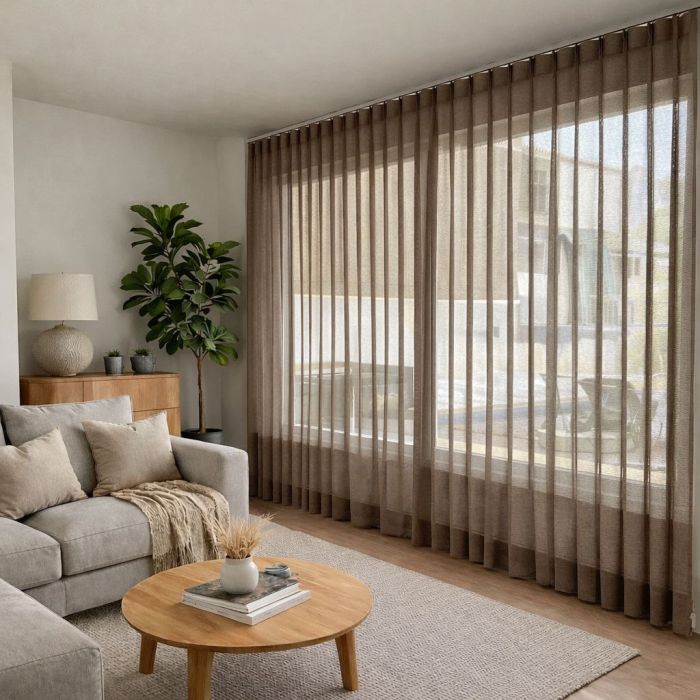 Мультиштори 3 в 1 вертикальні тканинні Коричневий