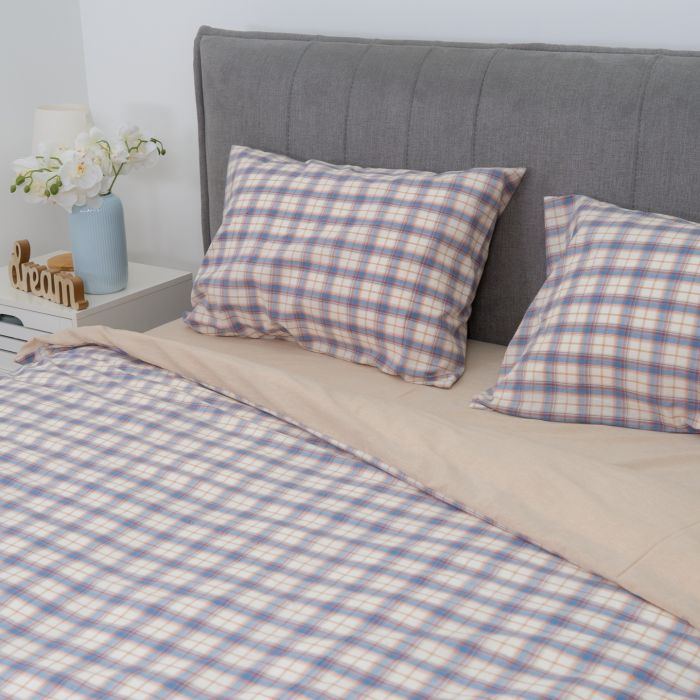 Комплект постільної білизни Viluta Сімейний Варена бавовна Wash Printed 06