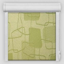 Рулонна штора Топаз закритого типу Зелений