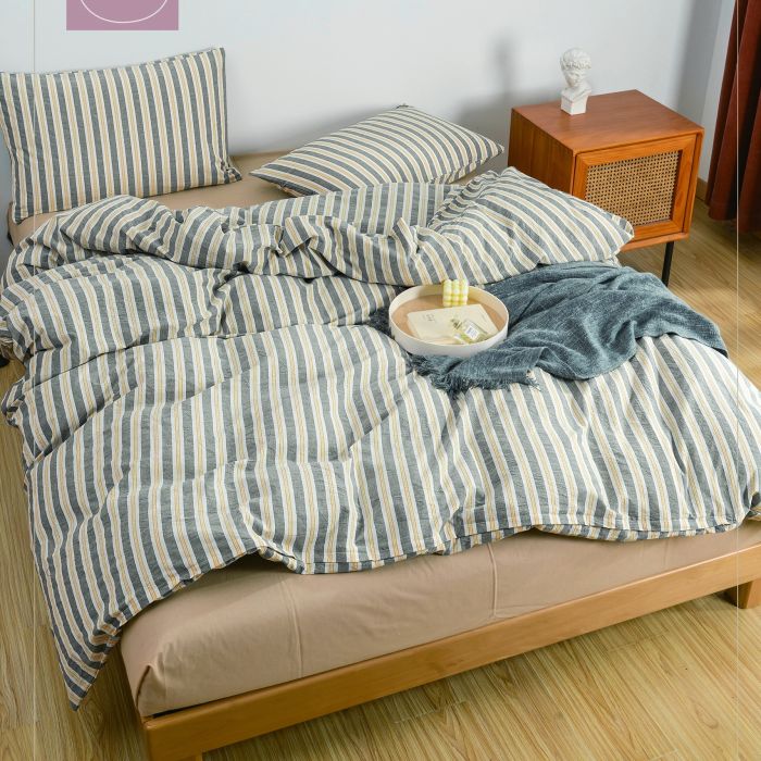 Комплект постільної білизни Viluta Сімейний Варена бавовна Wash Printed 08