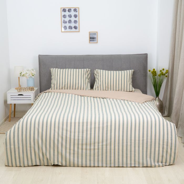 Комплект постільної білизни Viluta Сімейний Варена бавовна Wash Printed 08