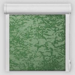 Рулонна штора Агат закритого типу Зелений