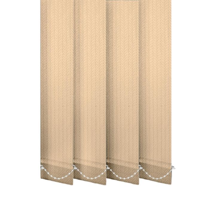 Жалюзі на вікно Магнолія вертикальні 89 мм тканинні Бежевий