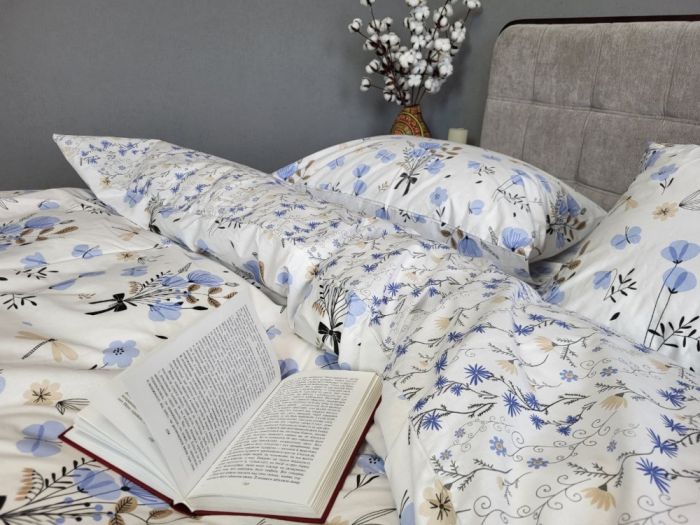 Блакить, cotton підк. Цільн. (Полуторний)