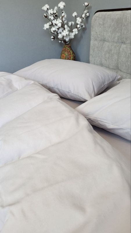 Бежева пастель S109, Turkish flannel (Полуторний)