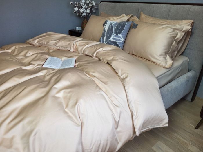 Сатин однотонний SOFT SALMON, №169 (Полуторний)