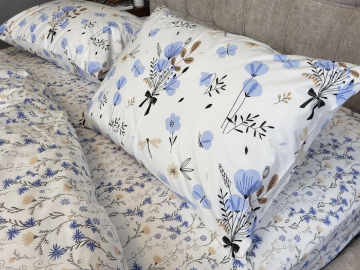 Блакить, cotton підк. Цільн. (Полуторний)