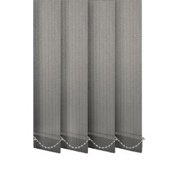 Жалюзі на вікно Магнолія вертикальні 127 мм тканинні Темно-сірий