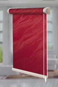 Рулонна штора Woda відкритого типу Червоний