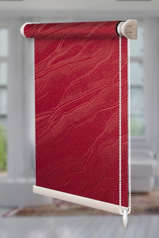 Рулонна штора Woda відкритого типу Червоний