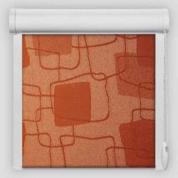 Рулонна штора Топаз закритого типу Червоний