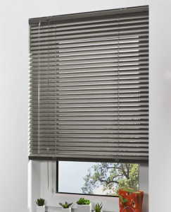 Жалюзі горизонтальні алюмінієві Сірий металік