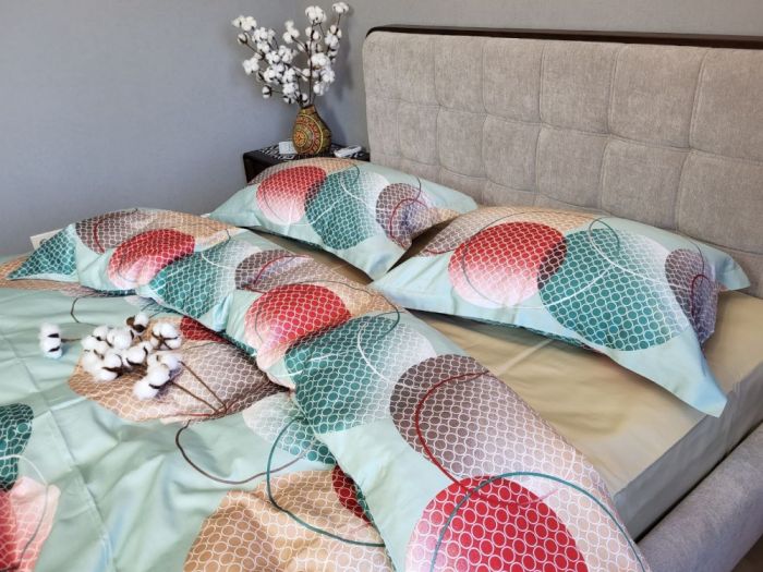 Сатин PREMIUM, TOLEDO COLORFUL підк. Цільн. (Полуторний)