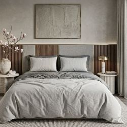 Комплект постільної білизни Viluta Євро Варена бавовна Wash Printed 12