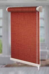 Рулонна штора Льон відкритого типу Теракотовий (Len-RSS-01-2699)