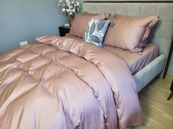 Сатин однотонний MAUVE NEW, №350N (Полуторний)