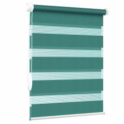 Рулонна штора Secret 208С день-ніч відкритого типу Бірюзовий