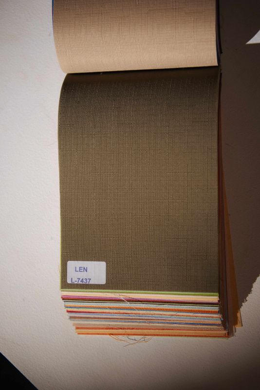 Рулонна штора Льон відкритого типу Темно-коричневий (Len-RSS-01-4294)