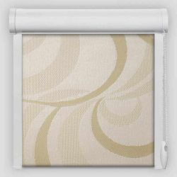 Рулонна штора Фестиваль закритого типу Молочний