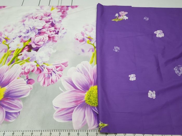 Бузок, сатин (Полуторний)