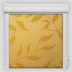 Рулонна штора Натура закритого типу Жовтий