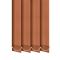 Жалюзі на вікно Лайн вертикальні 127 мм тканинні Коричневий