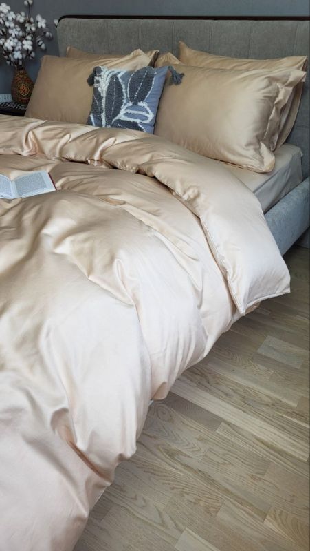 Сатин однотонний SOFT SALMON, №169 (Полуторний)