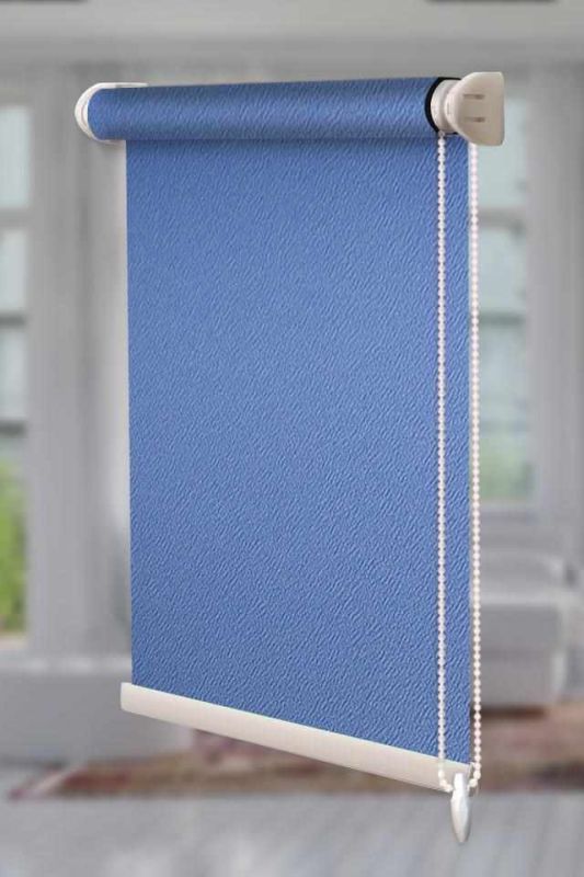 Рулонна штора PERL відкритого типу Блакитний