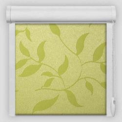 Рулонна штора Натура закритого типу Салатовий