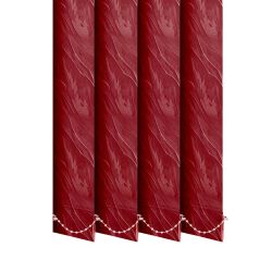 Жалюзі на вікно Сандра вертикальні 89 мм тканинні Бордовий