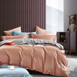 Комплект постільної білизни Viluta Євро Сатин Єгипетська бавовна 18