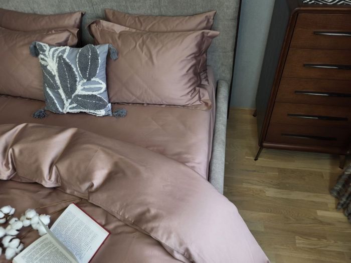 Сатин однотонний FOREST ROSE, №0347 (Полуторний)