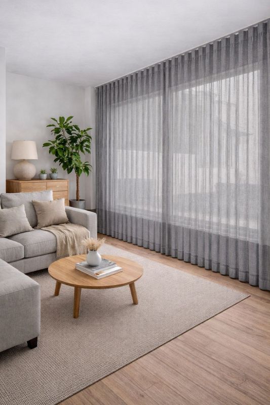 Мультиштори 3 в 1 вертикальні тканинні Світло-сірий