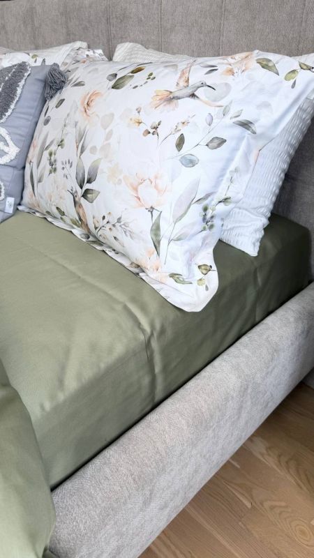 Сатин PREMIUM, BIRDS (Полуторний)