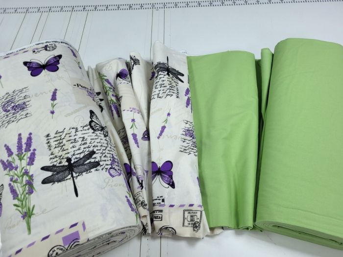 Листівка/салатовий, Turkish flannel (Полуторний)