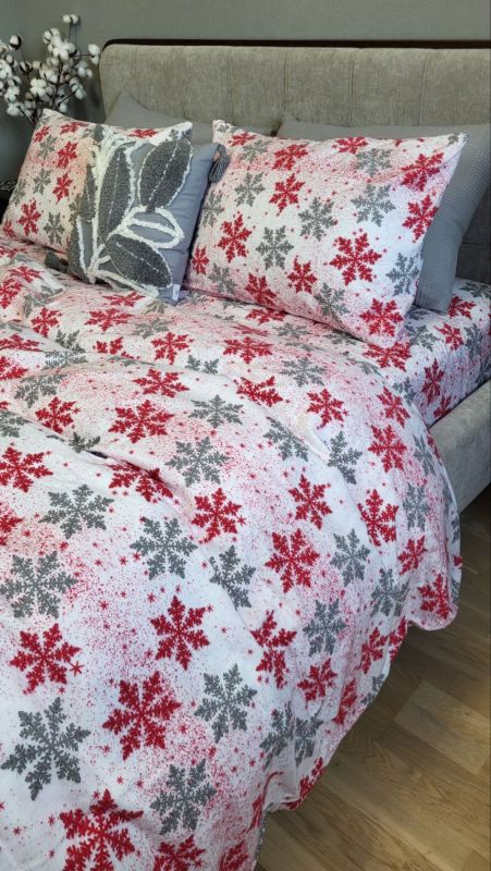 Сніжинка сіра, Turkish flannel (Полуторний)