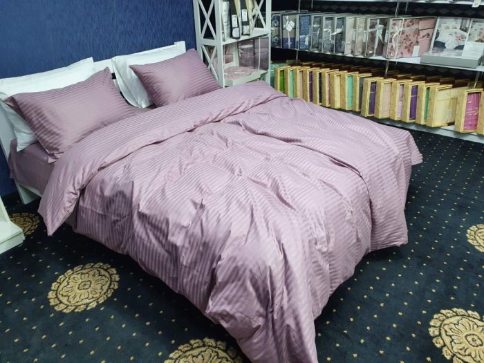 Stripe LUX LIGHT PLUM 1/1см (Полуторний)