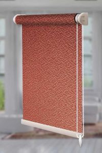 Рулонна штора Pearl відкритого типу Теракотовий