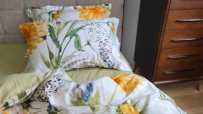 Сатин PREMIUM, SUNSHINE нав 50*70см (Полуторний)