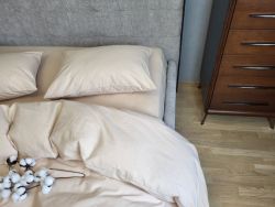 Бежева пастель S109, Turkish flannel (Полуторний)