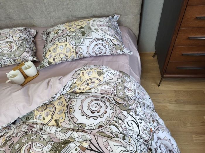 Сатин PREMIUM, ILLUSION підк. двустор. (Полуторний)