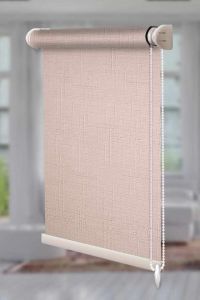 Рулонна штора Льон відкритого типу Молочний (Len-RSS-01-2361)