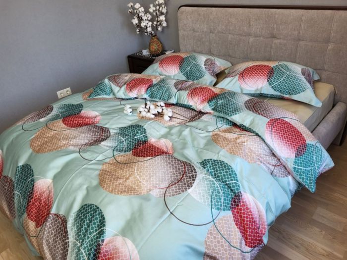 Сатин PREMIUM, TOLEDO COLORFUL підк. Цільн. (Полуторний)