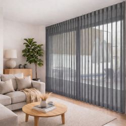 Мультиштори 3 в 1 вертикальні тканинні Графітовий