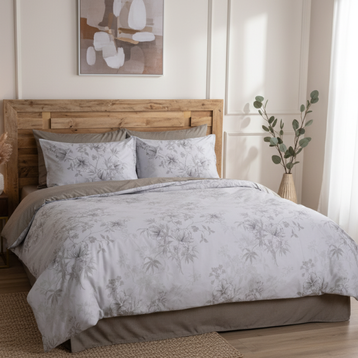 Комплект постільної білизни Tiare Євро Сатин Luxe 203